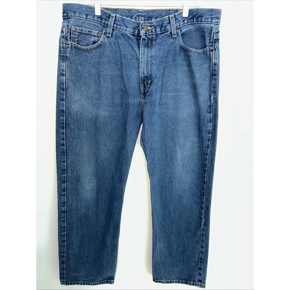 Dated Glory Men's 38×32 Original Fit Blue Denim Jeans